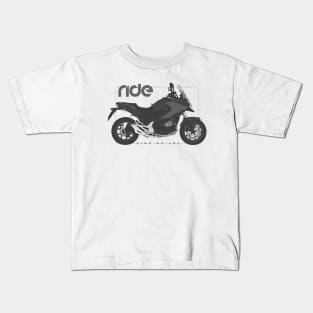 Ride nc750x black Kids T-Shirt